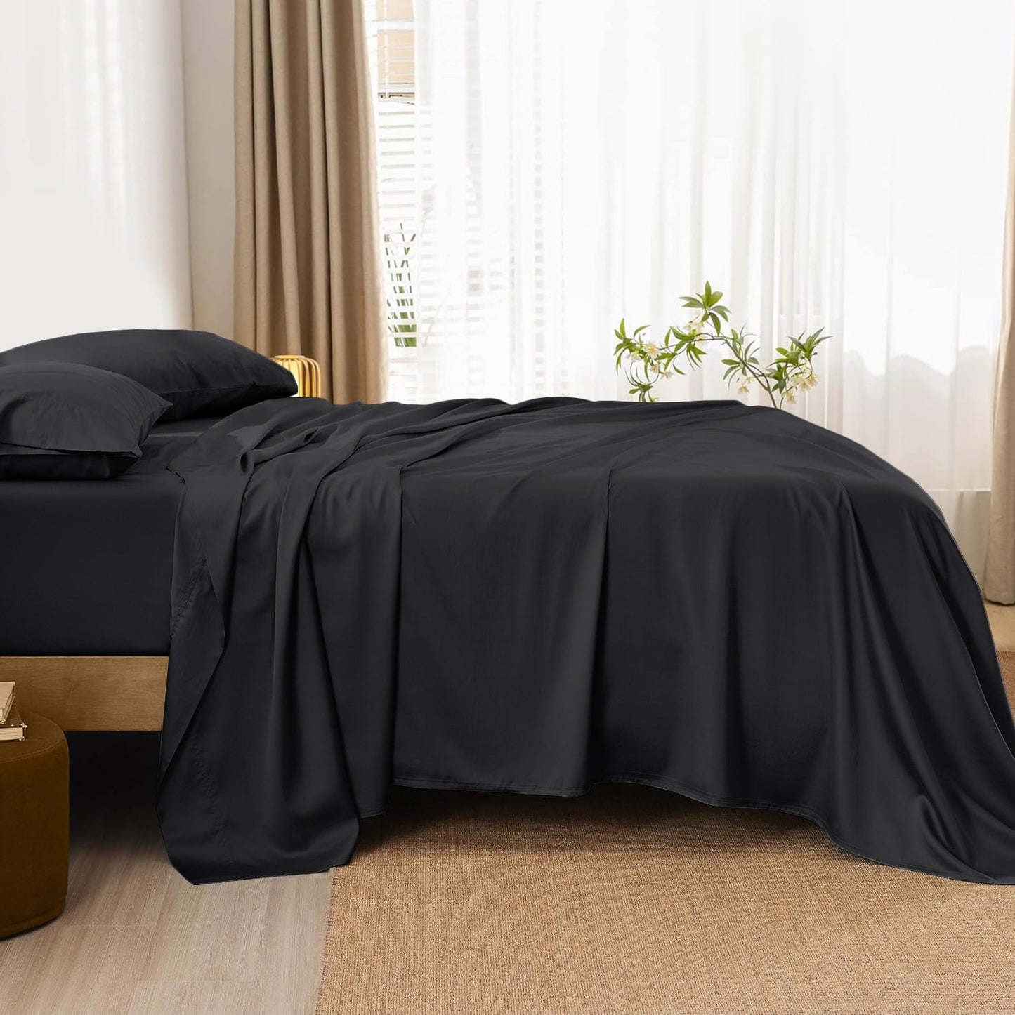 800TC 100% Organic Cotton 1pc Flat Sheet All Size/Colors