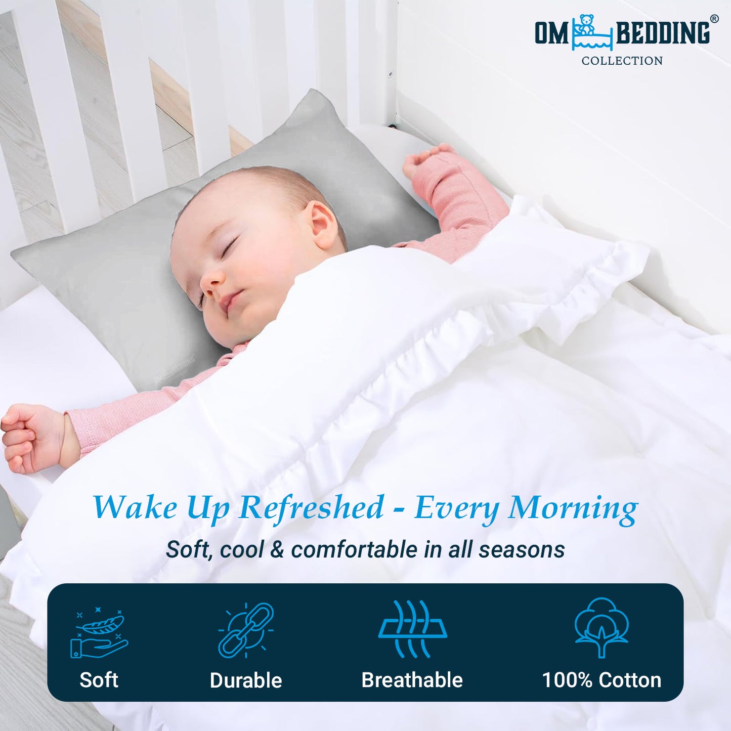 Premium Brushed Microfiber All Season Export Quality 1pc Comforter, 300GSM, 700+ Fill Power, 45 oz Fill Weight