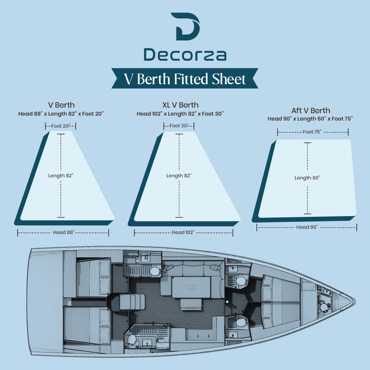 800TC 100% Organic Cotton 4pc Boat Bed Sheet Set -10" Deep Pocket  ( 1 Fitted , 1 Flat & 4 Pillowcases )