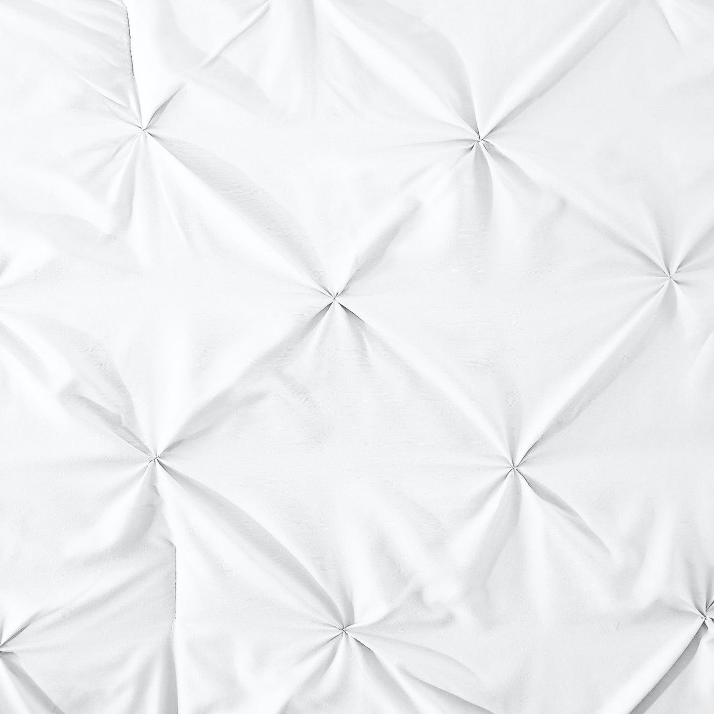 Premium Brushed Microfiber All Season Export Quality 1pc Pinch Pleated Comforter, 300GSM, 700+ Fill Power, 45 oz Fill Weight