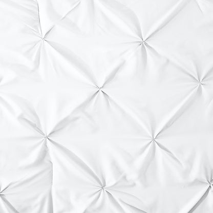 Premium Brushed Microfiber All Season Export Quality 1pc Pinch Pleated Comforter, 300GSM, 700+ Fill Power, 45 oz Fill Weight
