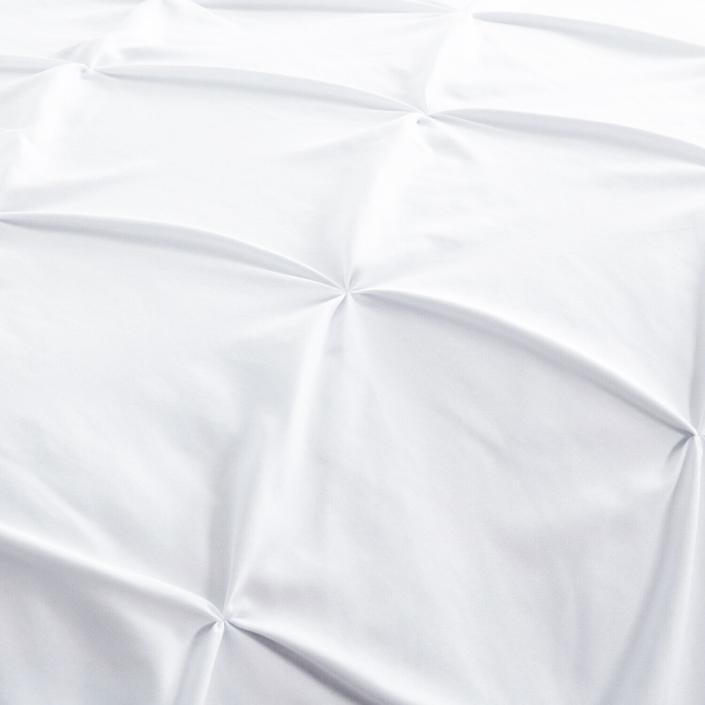 400TC 100% Organic Cotton All Season Export Quality 1pc Pinch Pleated Comforter, 300GSM, 700+ Fill Power, 45 oz Fill Weight
