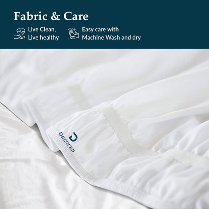 400TC 100% Organic Cotton Wrap Around Ruffled 1pc Bedskirt All Drop/Size