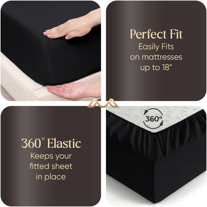 400TC 100% Organic Cotton Multi-Ruffle 1pc Bedskirt All Drop/Size