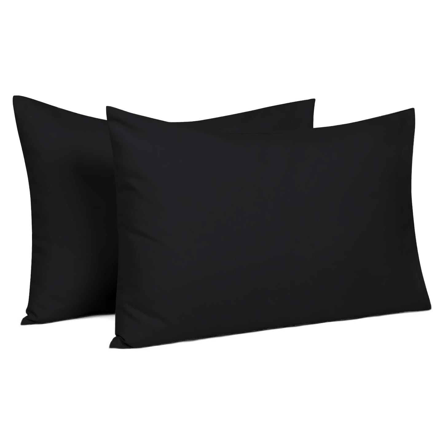 400TC 100% Organic Cotton Set of 2 Toddler/Travel Pillow Cases Zipper Closure