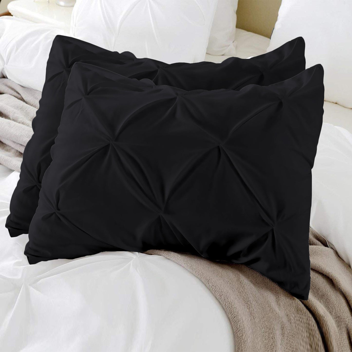 400TC 100% Organic Cotton Set of 2 Pillow Cases Envelope Closure