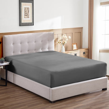 800TC 100% Organic Cotton 1pc Fitted Sheet 18" Deep Pocket