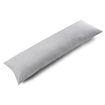 400TC 100% Organic Cotton 1pc Body Pillow Cases Zipper Closure