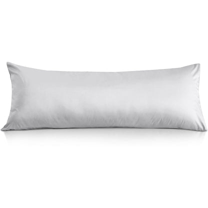 800TC 100% Organic Cotton 1pc Body Pillow Cases Zipper Closure