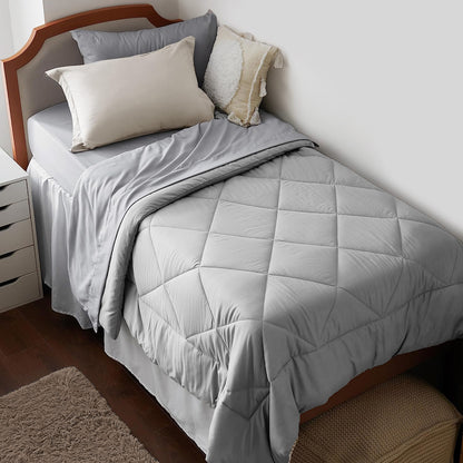 Premium Brushed Microfiber All Season Export Quality 1pc Comforter, 300GSM, 700+ Fill Power, 45 oz Fill Weight