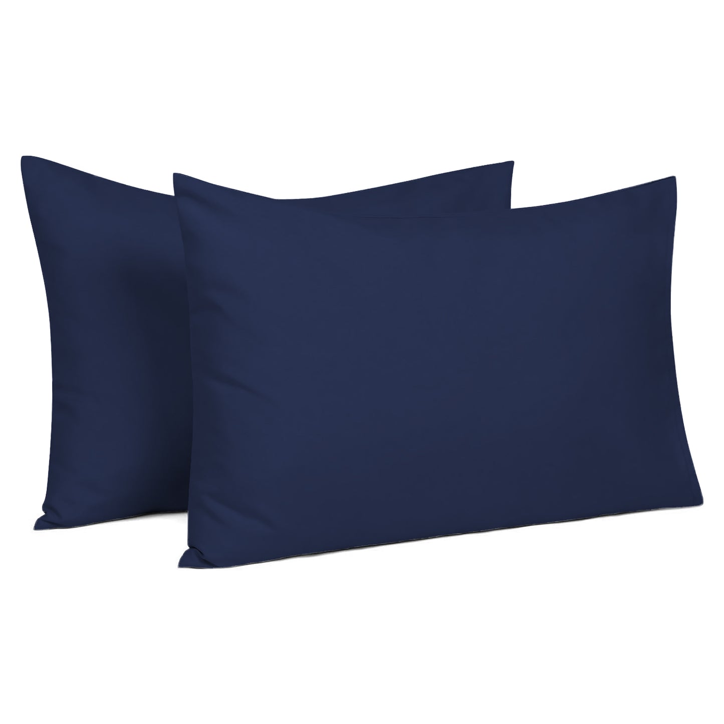 400TC 100% Organic Cotton Set of 2 Toddler/Travel Pillow Cases Zipper Closure