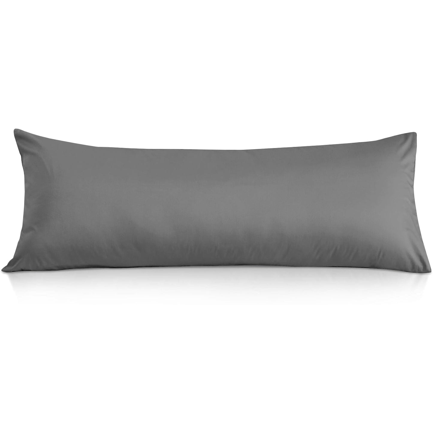 800TC 100% Organic Cotton 1pc Body Pillow Cases Zipper Closure
