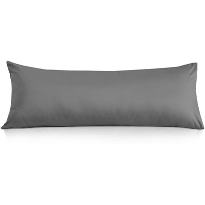 800TC 100% Organic Cotton 1pc Body Pillow Cases Zipper Closure