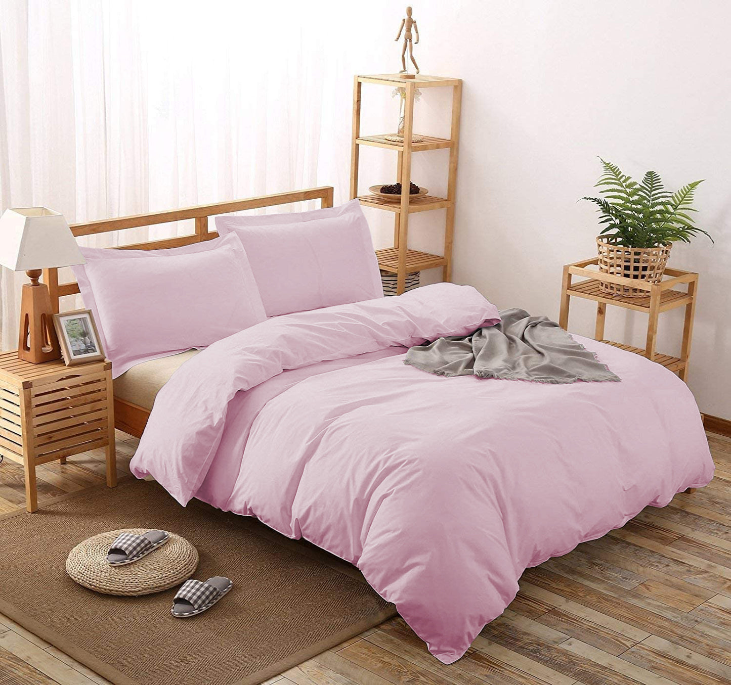 100% Cotton Organic Mattress Protector Fitted Style - Hypoallergenic Bed
