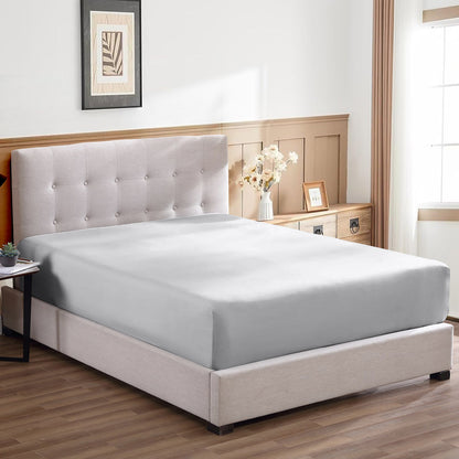 800TC 100% Organic Cotton 1pc Fitted Sheet 18" Deep Pocket