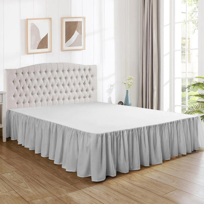 Premium Brushed Microfiber Multi-Ruffle 1pc Bedskirt All Drop/Size