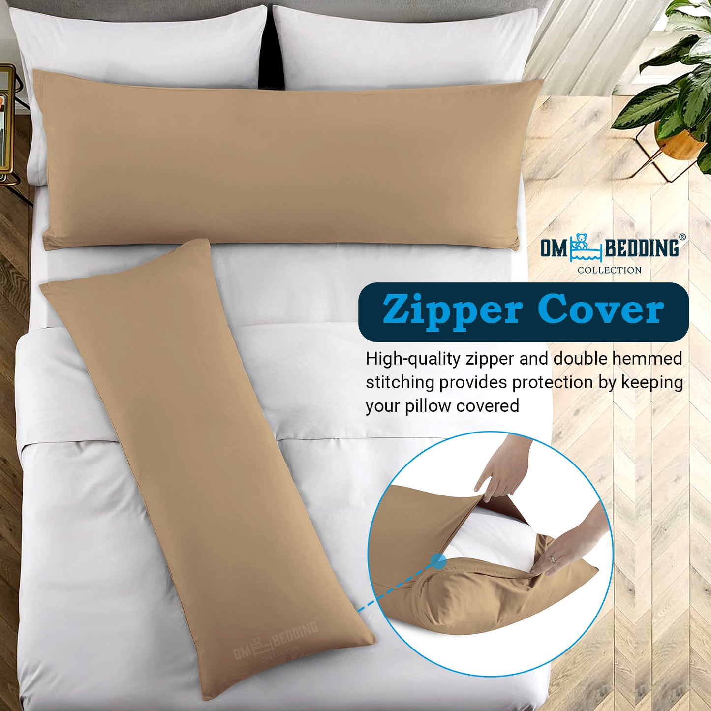400TC 100% Organic Cotton 1pc Cot Fitted Sheet Fit Upto 10" Deep Mattress