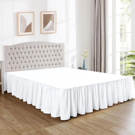 Premium Brushed Microfiber Multi-Ruffle 1pc Bedskirt All Drop/Size