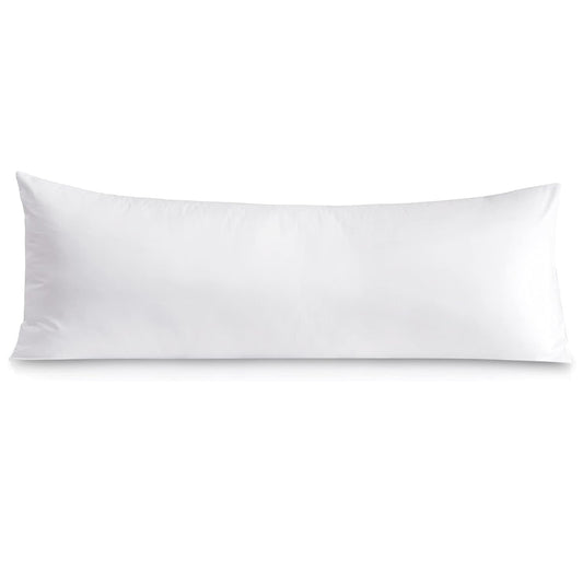 800TC 100% Organic Cotton 1pc Body Pillow Cases Zipper Closure