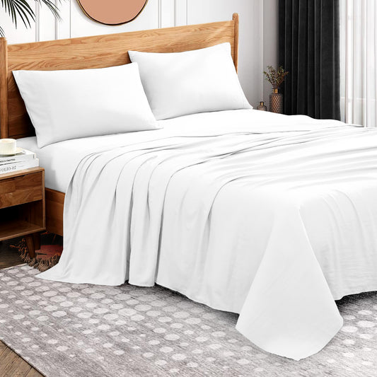 800TC 100% Organic Cotton 1pc Flat Sheet All Size/Colors ( 1 Flat & 2 Pillowcases )