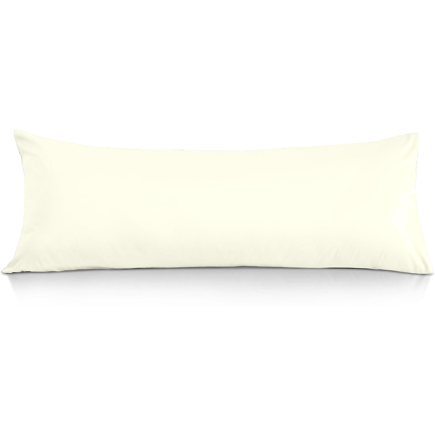 800TC 100% Organic Cotton 1pc Body Pillow Cases Zipper Closure