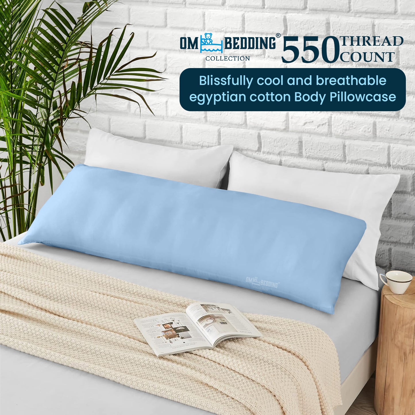 400TC 100% Organic Cotton 1pc Cot Fitted Sheet Fit Upto 10" Deep Mattress