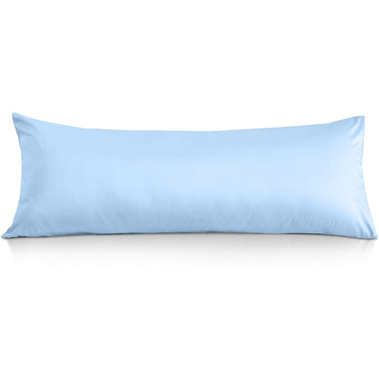 800TC 100% Organic Cotton 1pc Body Pillow Cases Zipper Closure